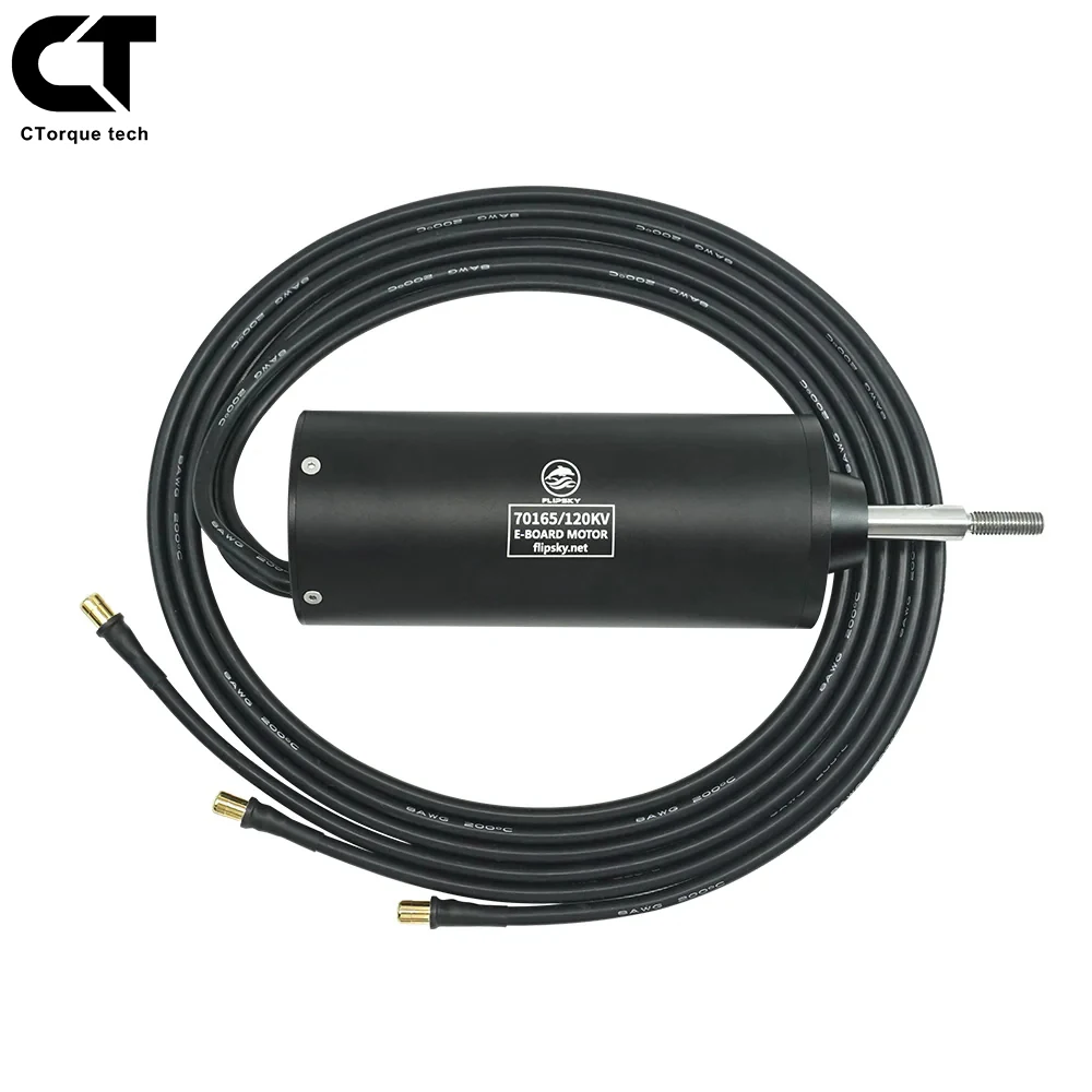 Motor sin escobillas sin sensor Flipsky Motor totalmente impermeable 70165 120KV |   8800W para surf barco propulsor submarino Hydro Efoil