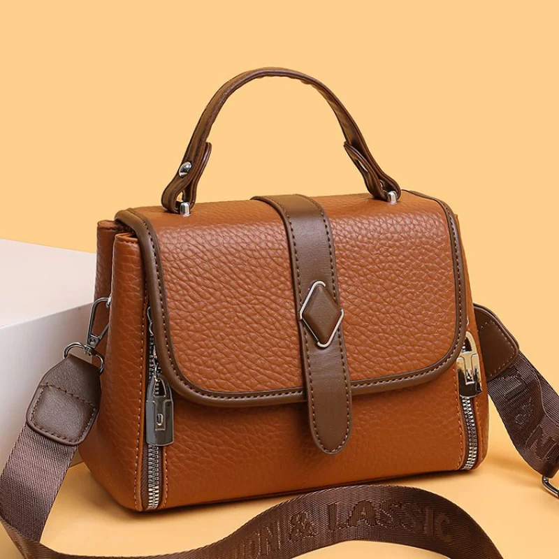 

Elegant Leather Women's Shoulder Bag High-End Luxury Brand Fashionable Famous Paris Vintage Daily Commuter Bag​