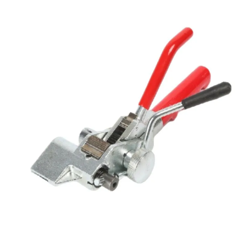 Multi Functional Portable Stainless Steel Cable Tie Pliers Steel Strip Tightening and Locking Integrated Cut-off Pliers
