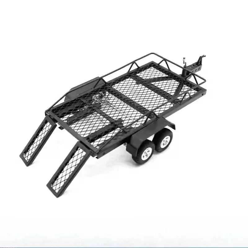 

Металлический прицеп-платформа 1:24 для радиоуправляемых машин Trx4m, Scx24, Fms24, FMS18, запчасти и аксессуары для тюнинга радиоуправляемых моделей