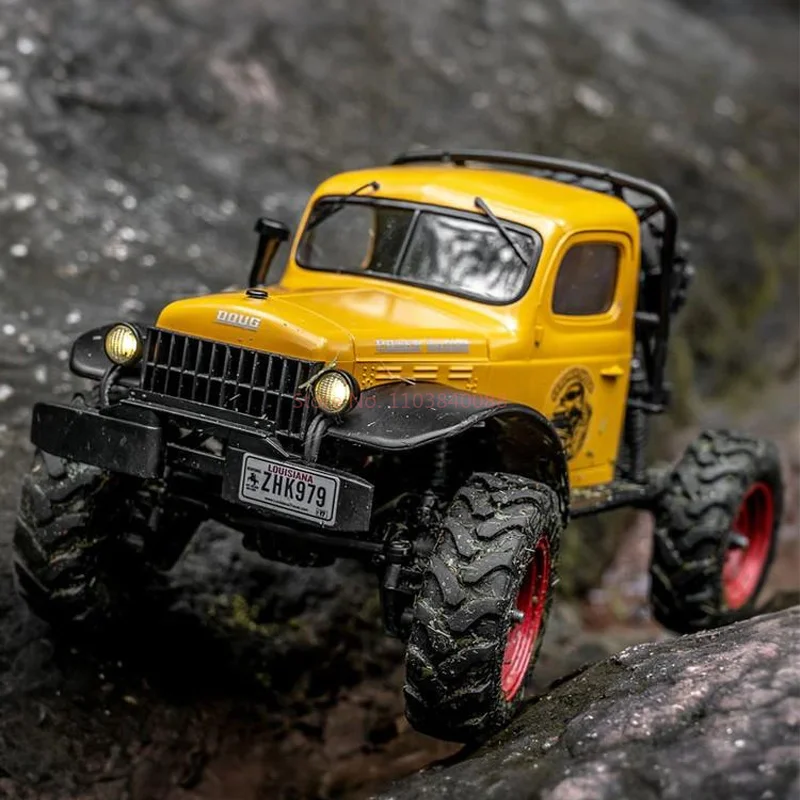 Xiaoqi-Véhicule d'escalade télécommandé FMS1/24 FCX24 Power Wagon, coque dure, véhicule tout-terrain, demi-camion, jouet modèle de simulation