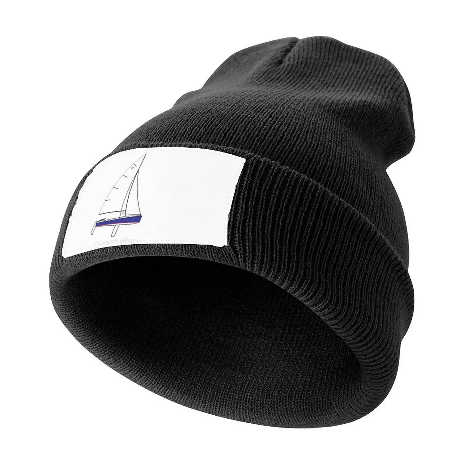 

Flying Scot sailboat - Life is better sailing a Flying Scot Knitted Cap Luxury Brand Designer Hat Thermal Visor Woman Hats Men's
