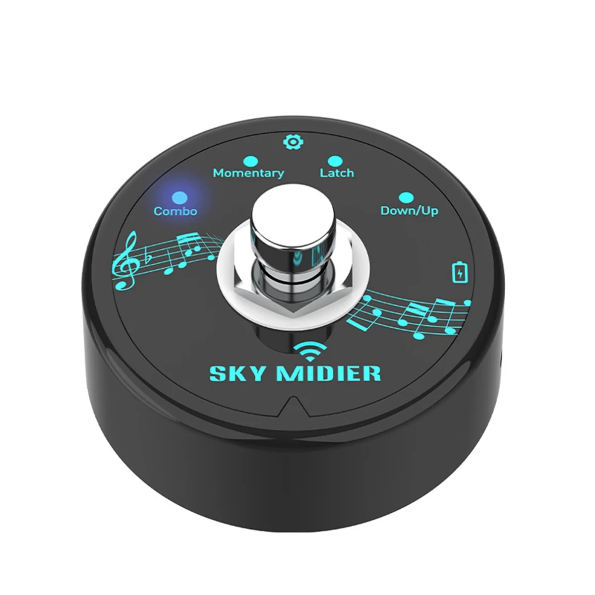 POP-lBluetooth 5.1 ワイヤレス MIDI コントローラー充電式ポータブル MIDI フットコントローラーペダルワイヤレス MIDI