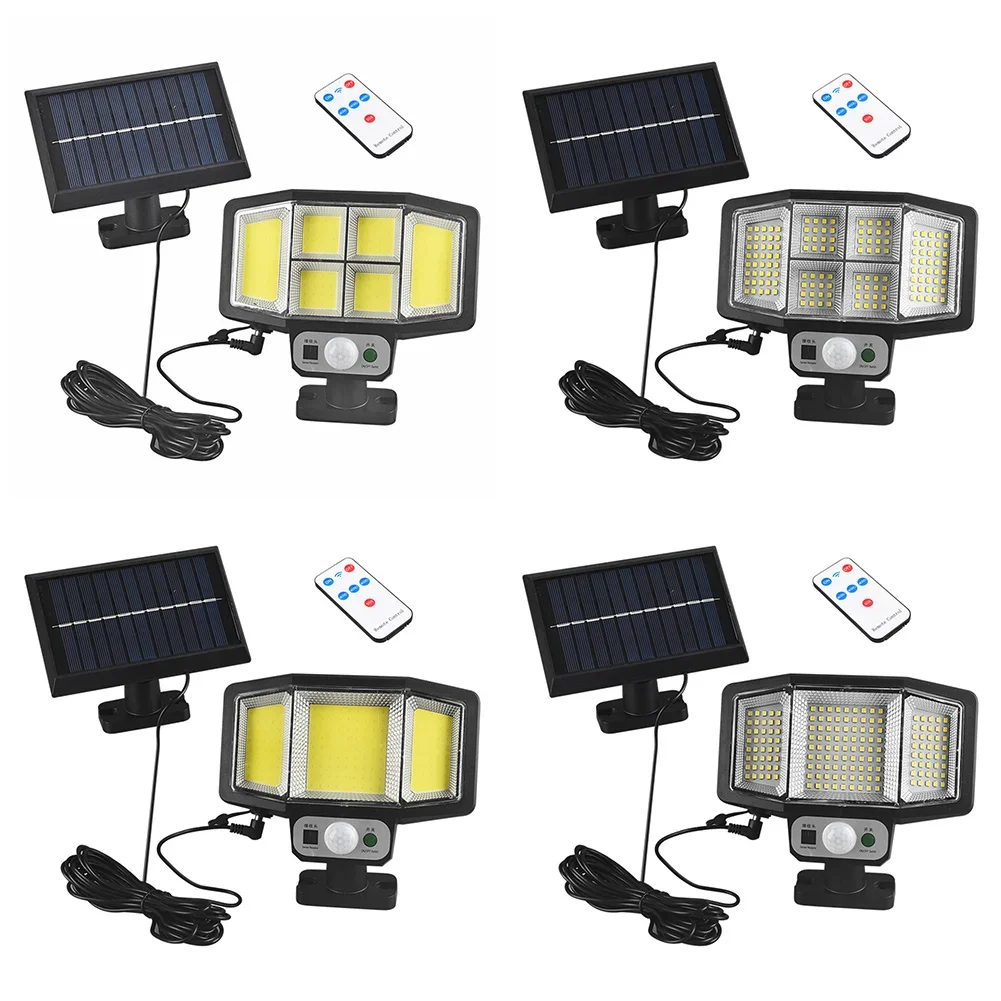 Luces LED solares para exteriores, luz con Sensor de movimiento, impermeable IP65, para decoración de jardín y patio, 161