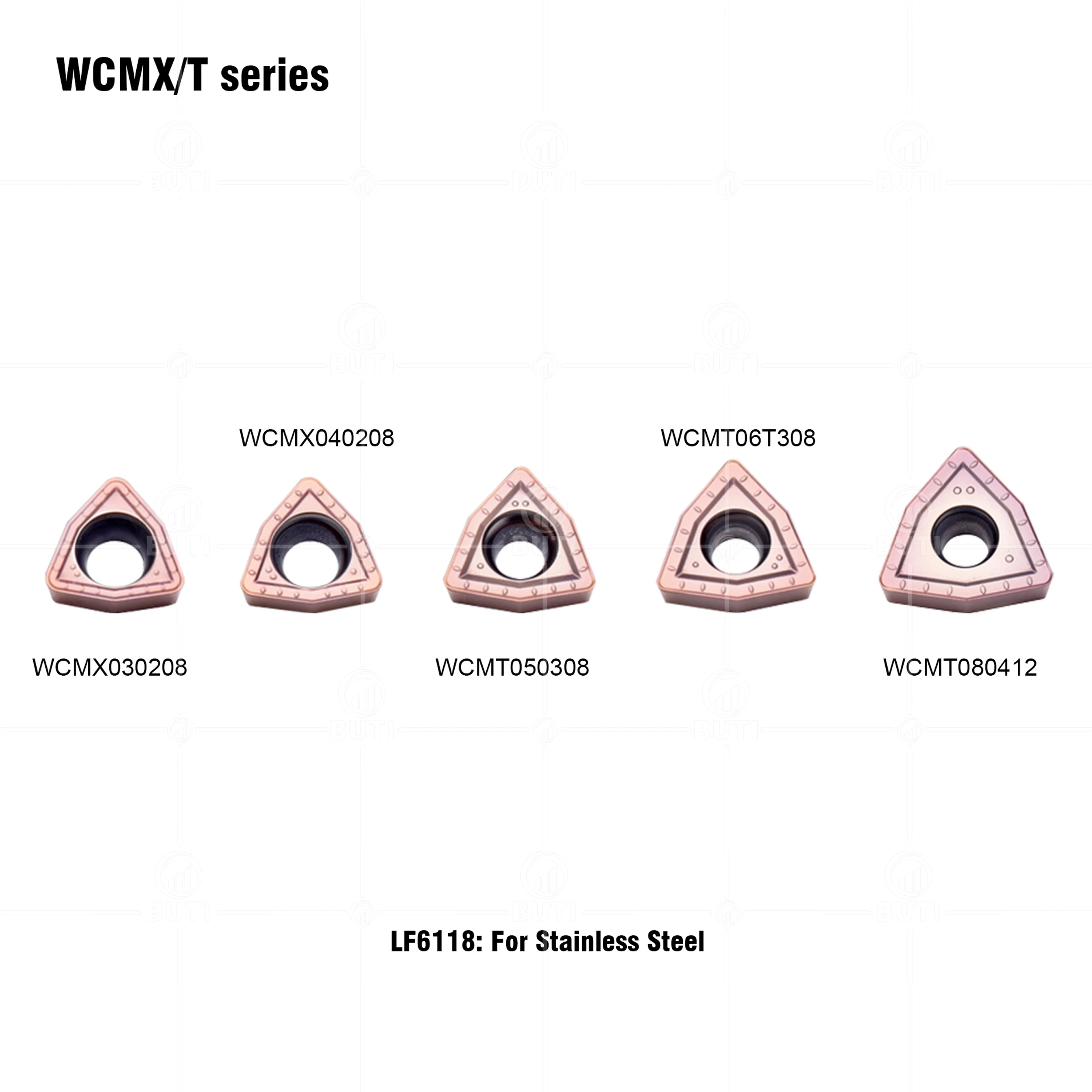 Imagem -05 - Original Wcmx030208 Wcmx040208 Wcmt050308 Wcmt06t308 Wcmt080412 mf Lf6118 u Lâmina de Broca Cnc Torno Ferramenta Corte Deskar100