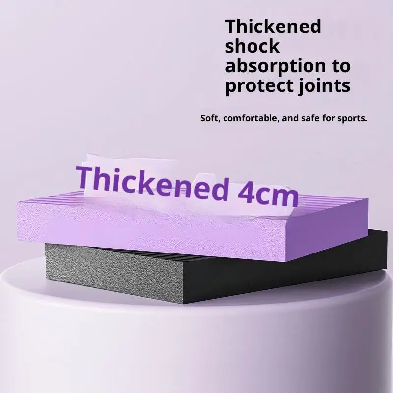 وسادة تدريب التوازن غير قابلة للانزلاق عالية الارتداد سميكة رغوة حصيرة الكاحلين وسادة الركبة للاستقرار الأساسية اليوغا اللياقة البدنية #5