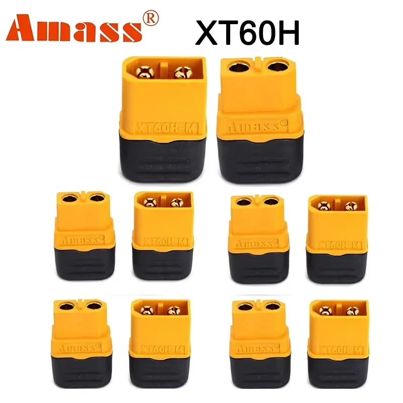 5 คู่ Amass XT90S XT90 XT60 XT60H XT30 MR30 MR60 MT30 MT60 XT60I XT60W XT60PW XT30PW ปลั๊ก T-type XT150 AS150 EC5 ปลั๊ก Connector