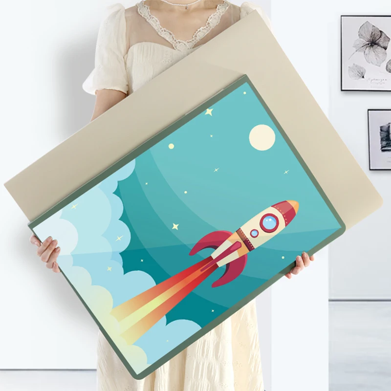 Kobest A2 Sketch Portfolio Large Multi-Pocket Transparent Folder for Engineering Drawings And Poster Storage