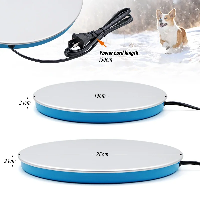 EU Poultry Animal Heating Plate Constant Temperature Heating Base Chicken Duck Winter Water Insulation Farm Animal Husbandry