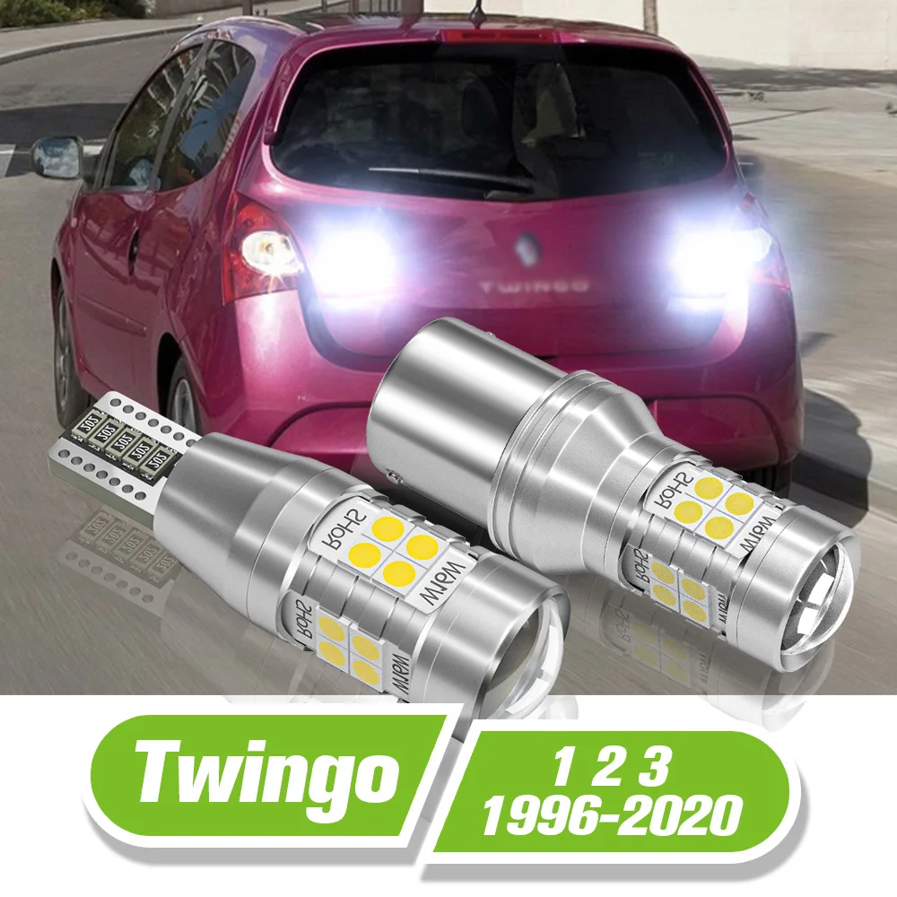 

For Renault Twingo 1 2 3 LED Reverse Light 2pcs Backup Lamp 1996-2020 2013 2014 2015 2016 2017 2018 2019 Accessories