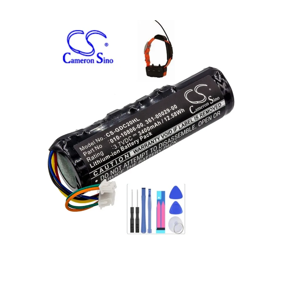 Dog Collar Battery For Garmin 010-10806-00 010-10806-01 010-10806-20 361-00029-00 AC00-12542 DC20 DC30 DC40 Astro System DC20
