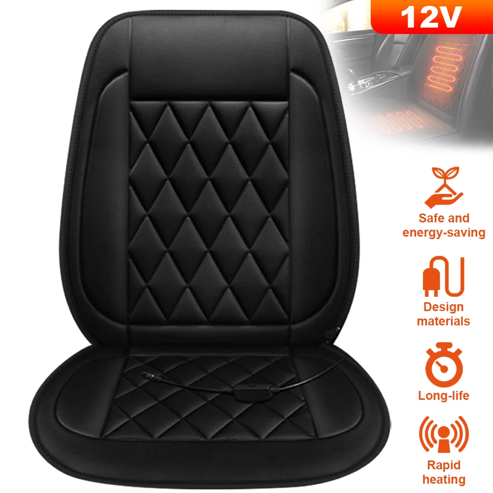 12V 18W Car Heating Cushion Winter Seat Heater Adjustable Car Seat Covers Cushion 108*50cm for Cars Trucks Car Accessories