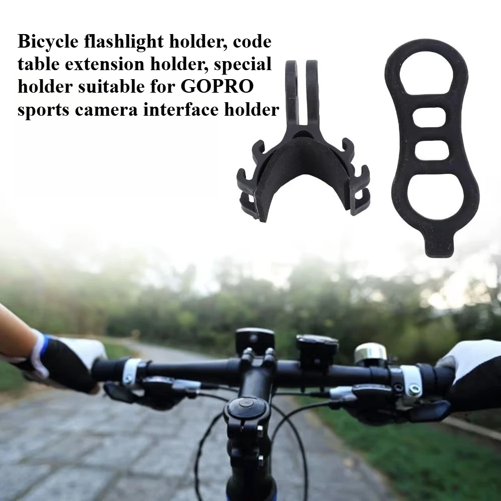 Bicycle Light Clip Code Table Extension Seat Special Bracket Gopro Installation Flashlight Bracket Flashlight Holder Strap Style