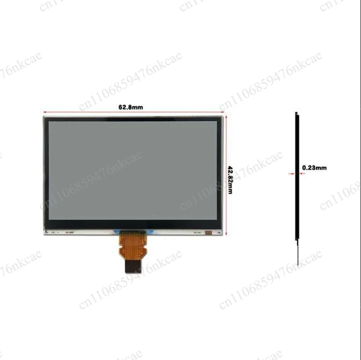 2.7 Inch 400×240 Low Power SPI LS027B7DH01 Outdoor Handheld Instrument Screen