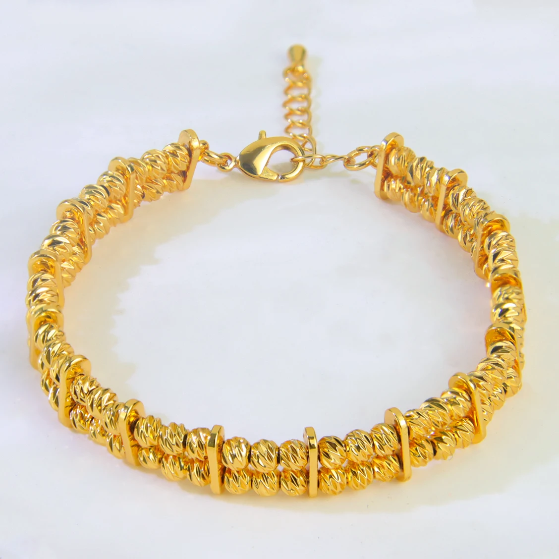 Arabische Mode-Perlenarmband 24k Vergoldet Äthiopischer Brautschmuck Manschetten-Armreif Oman Muslimische Frauen Vintage-Schmuck – Detail 18