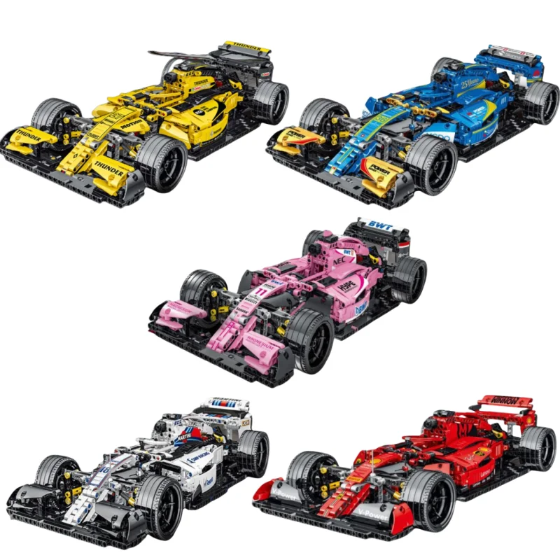 Technical F1 SF90 Bricks Car Formula 1 Model Building Block Toys Adults Boys Constructor Sport Racing Cars Birthday Gifts Kids