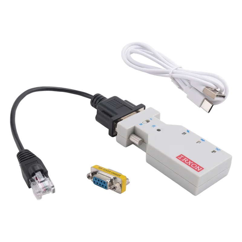 【Shopper’S Favorite】Serial Port Wireless Bluetooth Module RJ45 To RS232 Line Serial Port Bluetooth Console Line