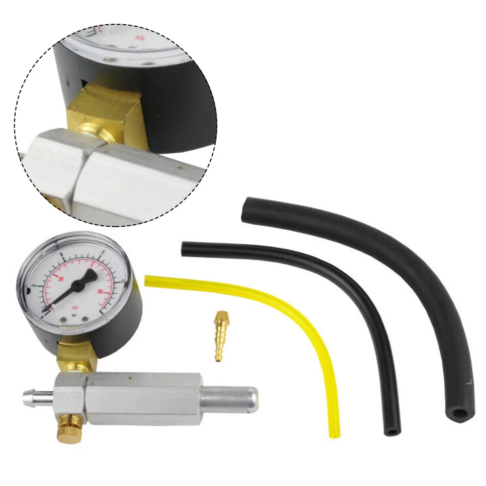 Vazamento Carburador Pressão Diagnósticos Ferramenta de Jardim Substitui Peças Cortador de Grama Tester Gauge