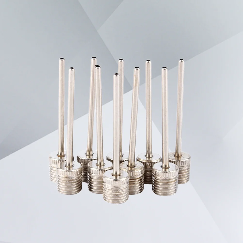 12 個の空気膨張針小型ポータブル膨張ポンプ針バスケットボールサッカーサッカー用高張力漏れ防止耐久性