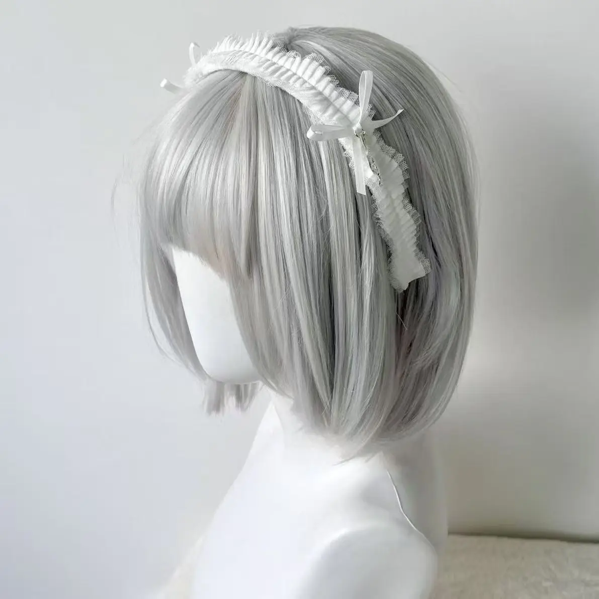 Y2K Girl Bow Note hoofdband - Kant Vintage haaraccessoire met notitiedecoratie Sweet Ins stijl Cosplay