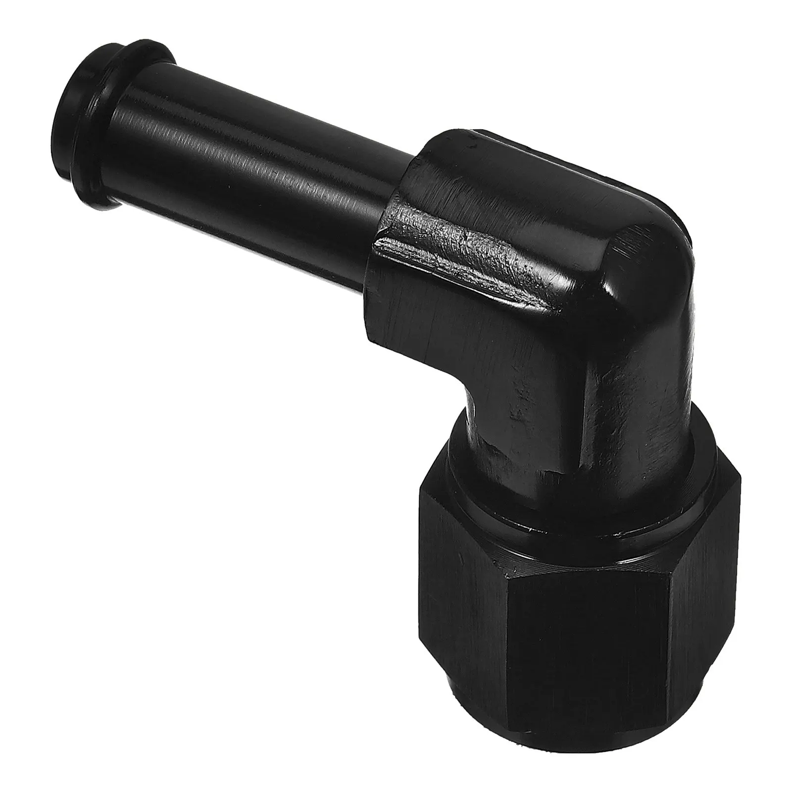 Oil Line Adapter 6an Fuel Line Fitting 90 Degree Elbow Push on Hose Barb Bulkhead Fitting Oil Cooling System 6an Barb