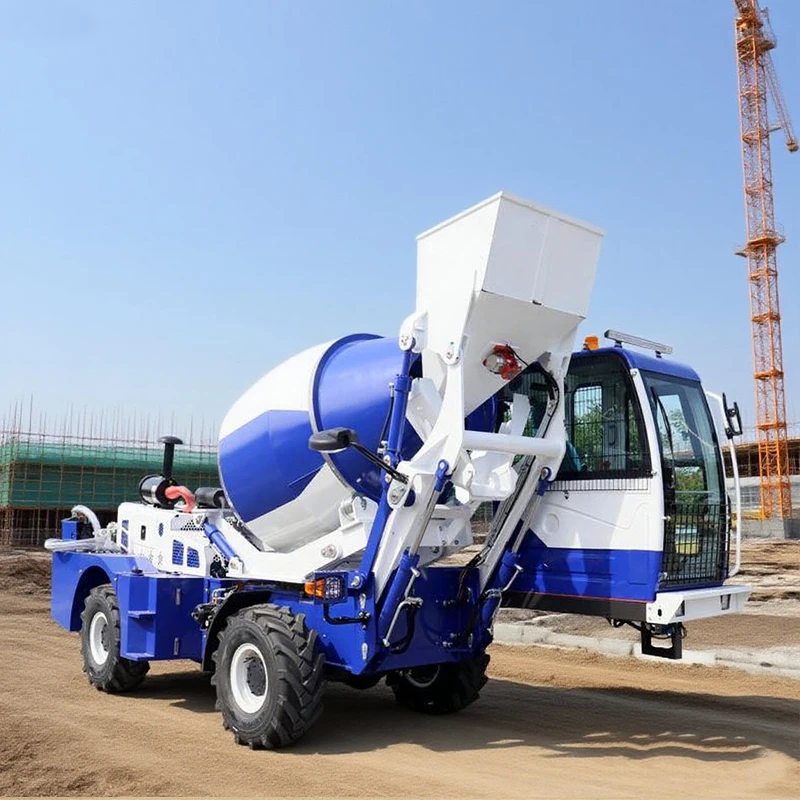 Hot-Selling Fully Automatic Self-Loading Concrete Mixer Truck High-Efficiency Factory Core Engine Pump Motor Bearing Gear