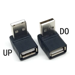 USB 2.0 3.0 Adapter 90° Male to Female Coupler Plug Plug Left Angle and Right Angle