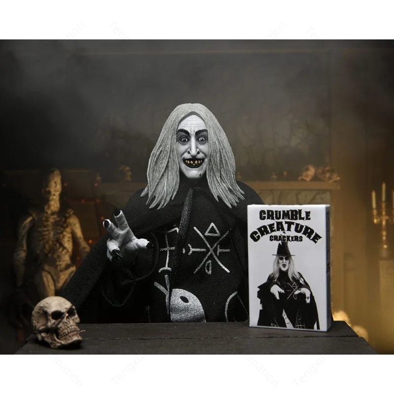 สินค้าพร้อมส่ง】ของแท้จาก NECA 56092 ตุ๊กตาแอ็คชั่นฟิกเกอร์แบบขยับได้ รุ่น Rob Zombie Zombo ขนาด 8 นิ้ว จากซีรีส์ The Munsters พร้อมแขนผ้า