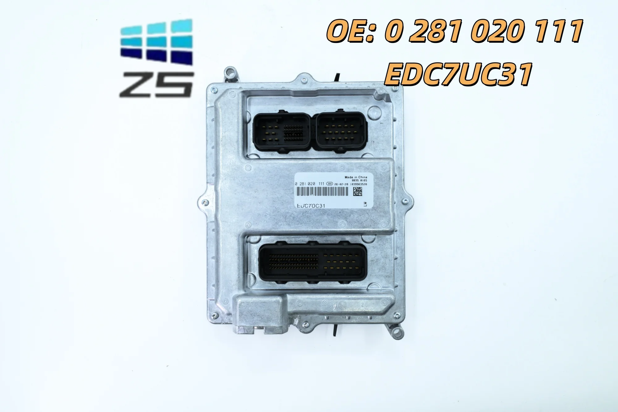 0281020111 Diesel Engine Electronic Control Unit (ECU / Engine Control Module) EDC7UC31, for KAMAZ heavy-duty trucks.