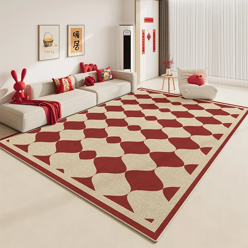 Non-slip Living Room Rug Interior House Accessories Luxurious Living Room Rug Advanced Exquisite Alfombrillas Home Furniture