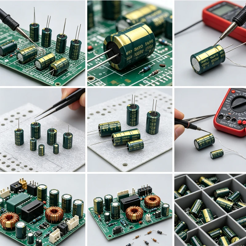 10V 16V 25V 35V 50V High Frequency Low ESR Aluminum Capacitor 100UF 220UF 330UF 470UF 680UF 1000UF 1500UF 2200UF 3300UF 2-50pcs