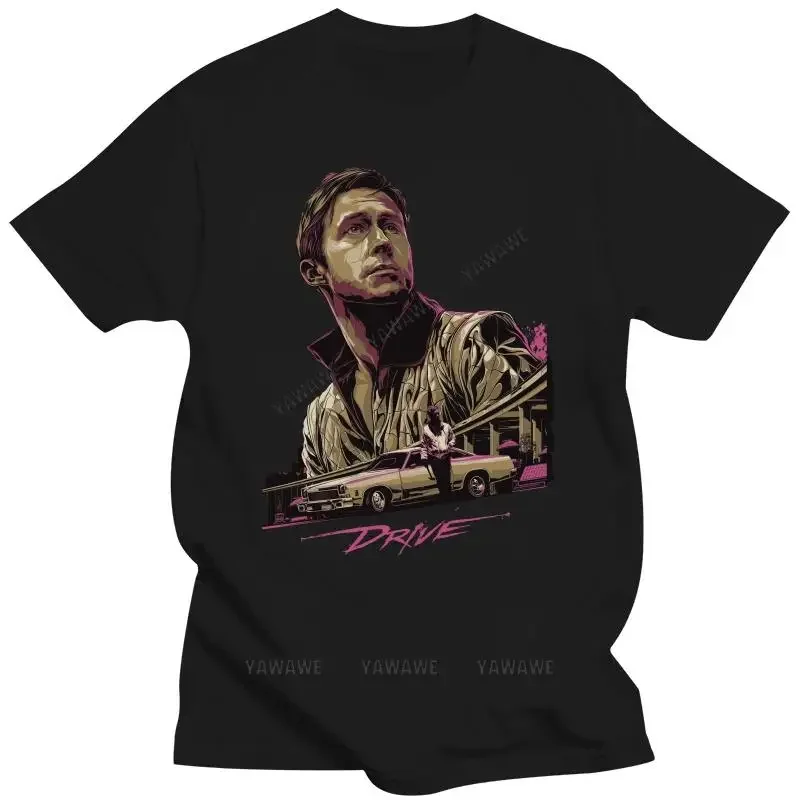 New black short sleeve men top Drive Movie Ryan Gosling Driver Nightcall Culto T-Shirt Nero Tutte Taglie Nuovo unisex tee-shirt