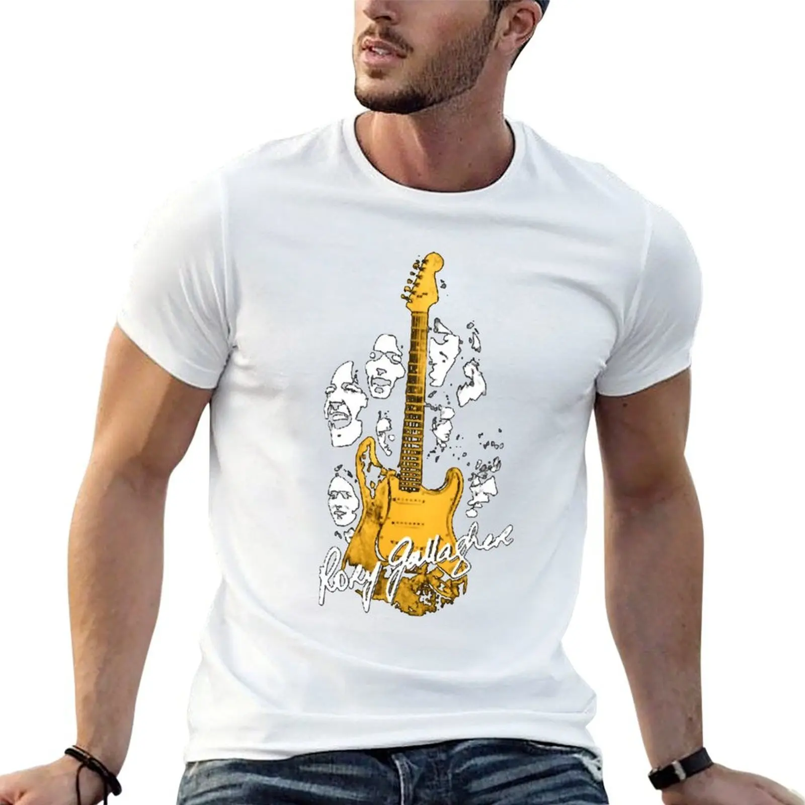 

The Lovers Team Boys Girls Rory Gallagher Music Man T-Shirt cotton tshirt 100% t shirt men 100% cotton luxury brand T-Shirt