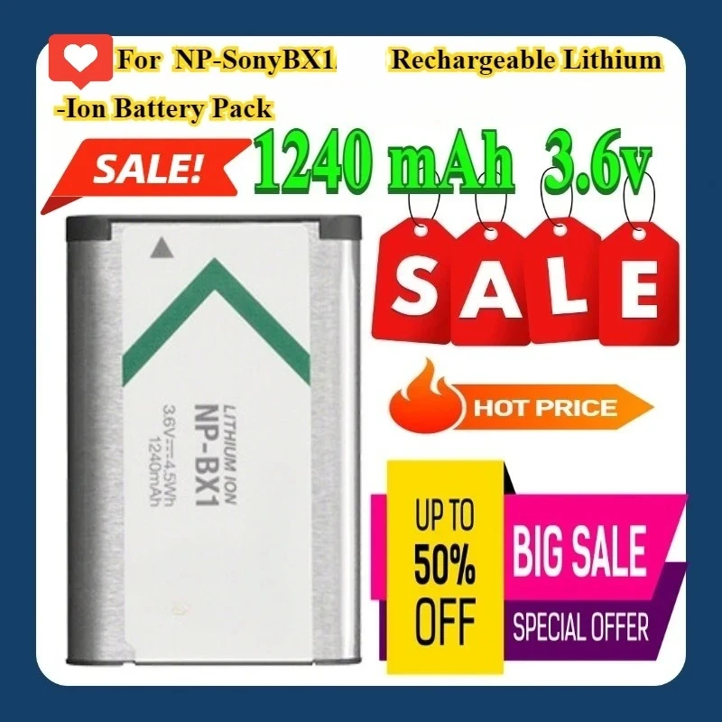 

Для перезаряжаемой литий-ионной батареи NP-SonyBX1/M8