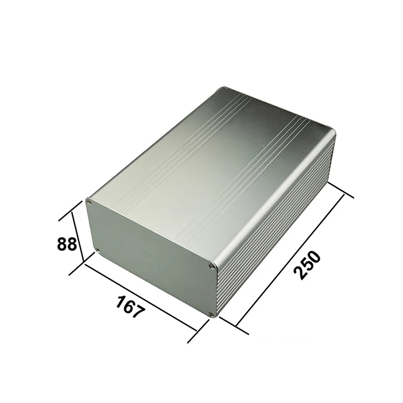 

Aluminum Project Box Enclosure Case Electronic DIY 88*167*250mm 3.46*6.57*9.84inch