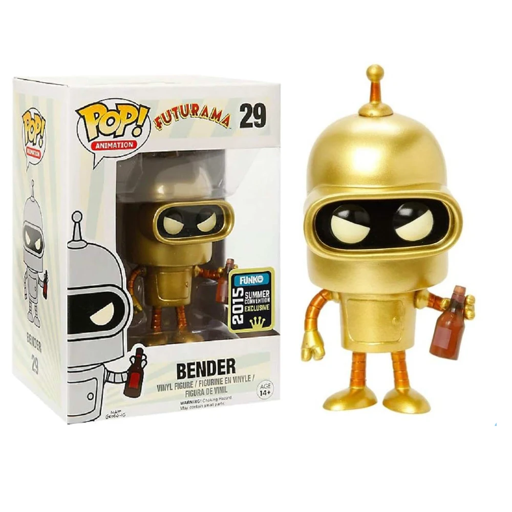 Funko pop FUTURAMA Bender #29 Fry #27 Vinyl Figure Doll Model Toys