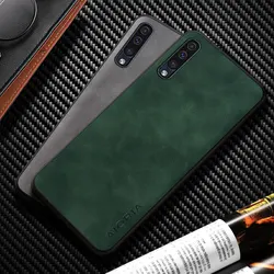 Case For Samsung Galaxy A50 A70 A50S A30S A40 A10 coque silky feel fingerprint proof durable leather cover funda
