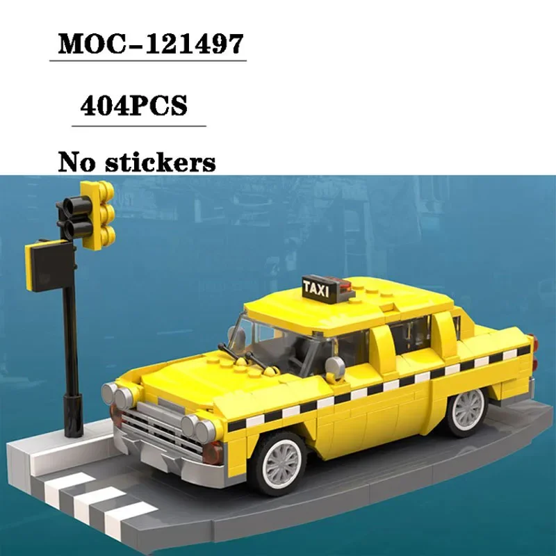 Building Block MOC-121497 Inspection Driver's Cabin Display Rack Car 404PCS Adult and Children's Birthday Christmas Toy Gifts