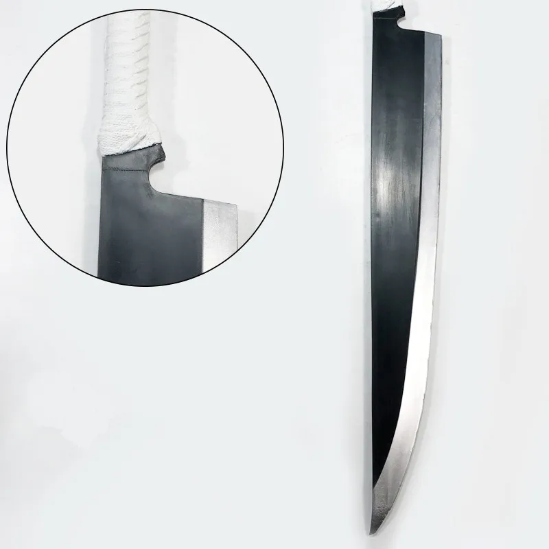 Sword Kurosaki Ichigo Sword Sky Lock Moon White Knife Zanpakutou Ninja Katana Sword Weapon Props Safety PU Toy 105cm