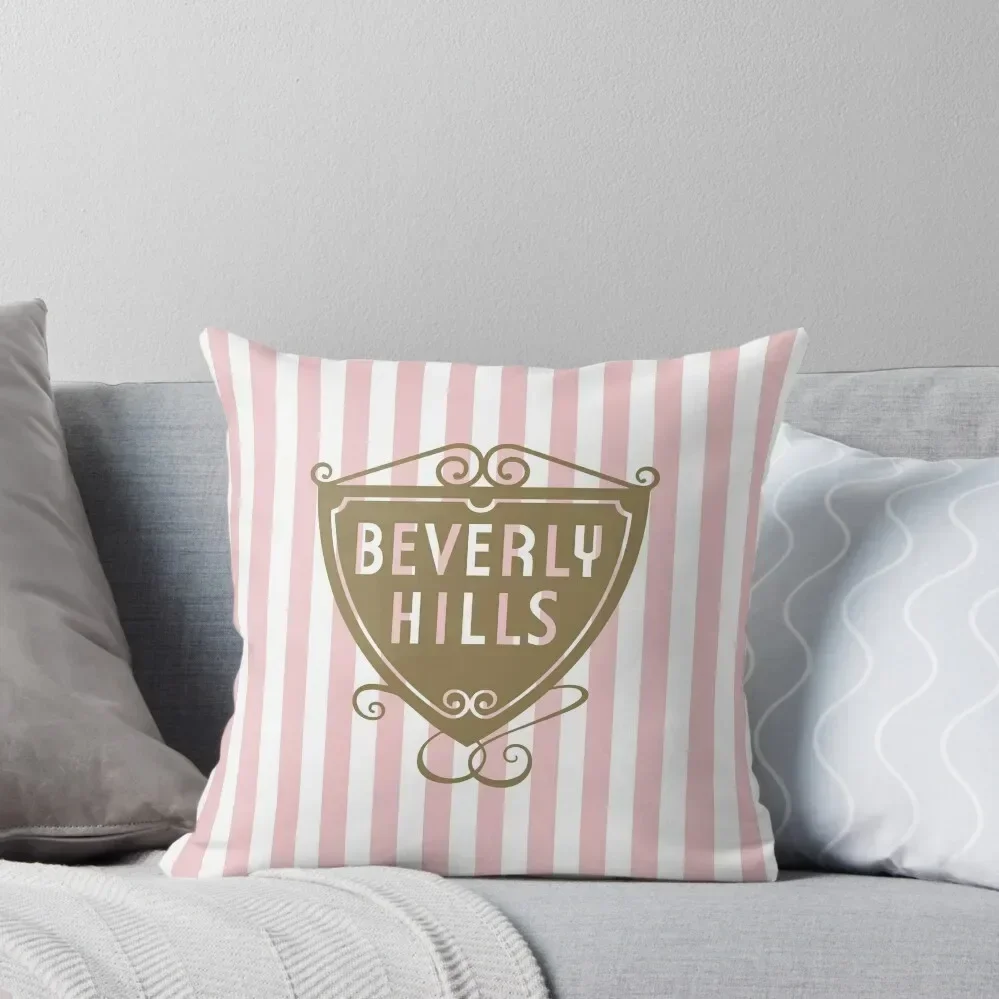 

Beverly Hills Shield Throw Pillow Custom Cushion Photo sleeping pillows pillow