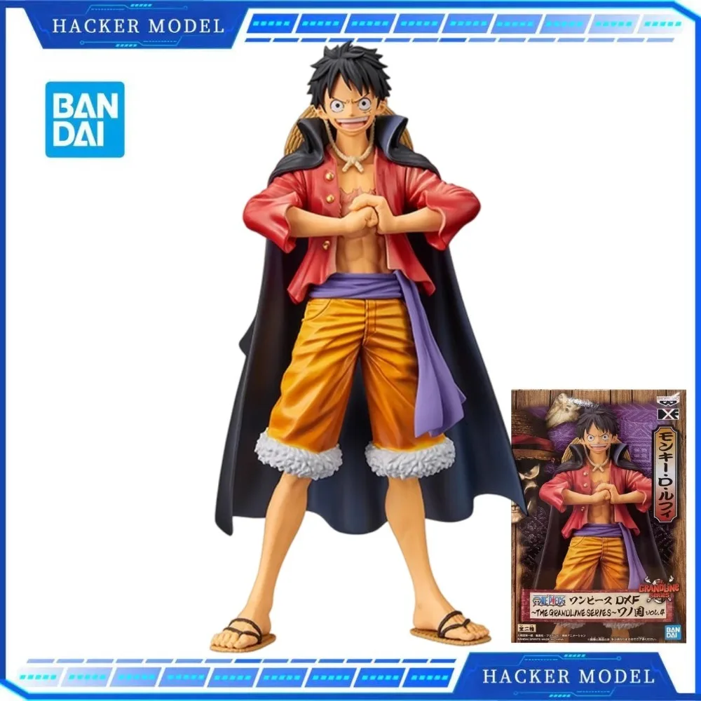 

Bandai Genuine Banpresto ONE PIECE DXF Wano Country Onigashima Fist Luffy Hand-made Anime Model Collectible Statue Gift