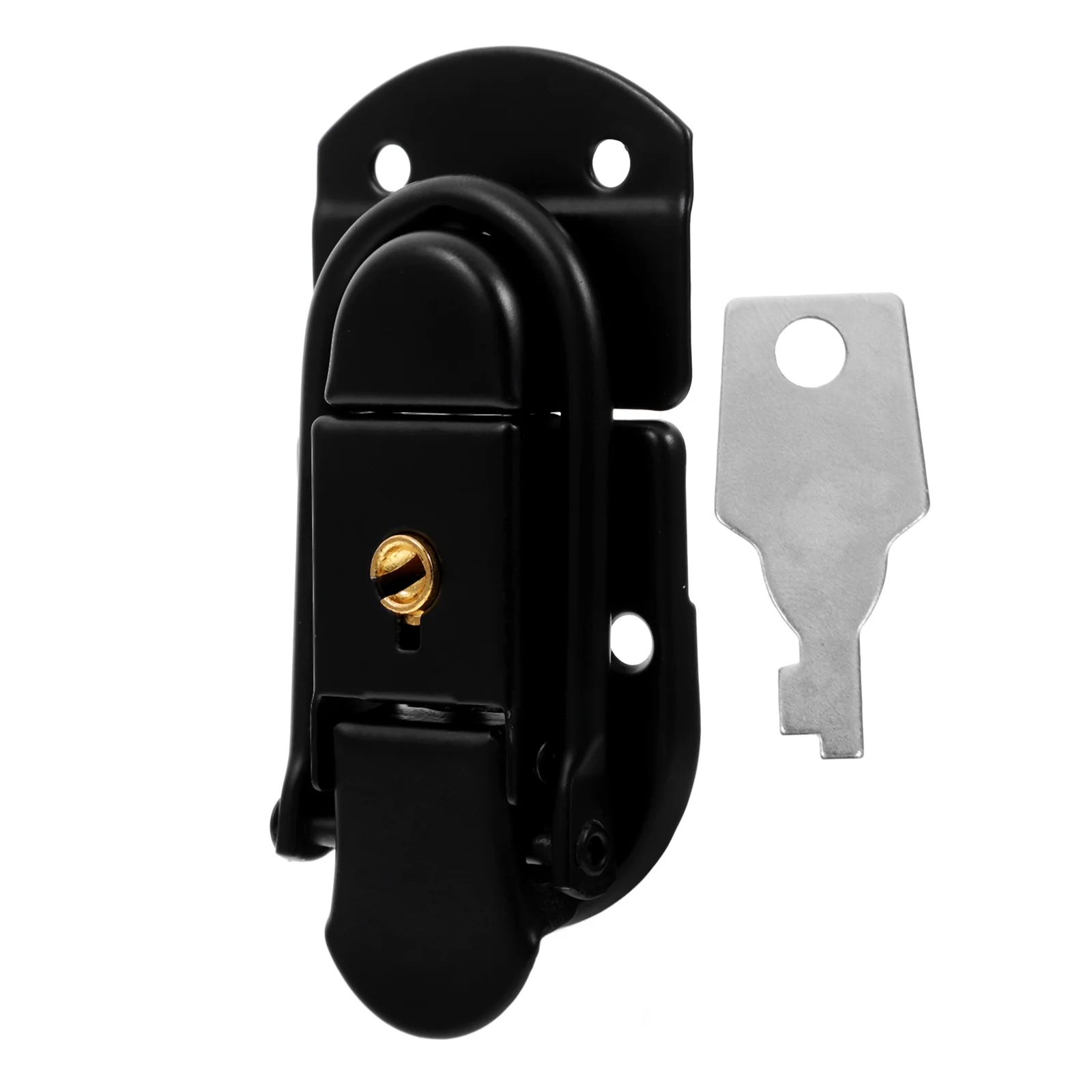 

Iron Toggle Latch Suitcase Lock Durable Reliable Locking Latch Compact Mini Hasp for Travel Suitcases Jewelry Box Lock