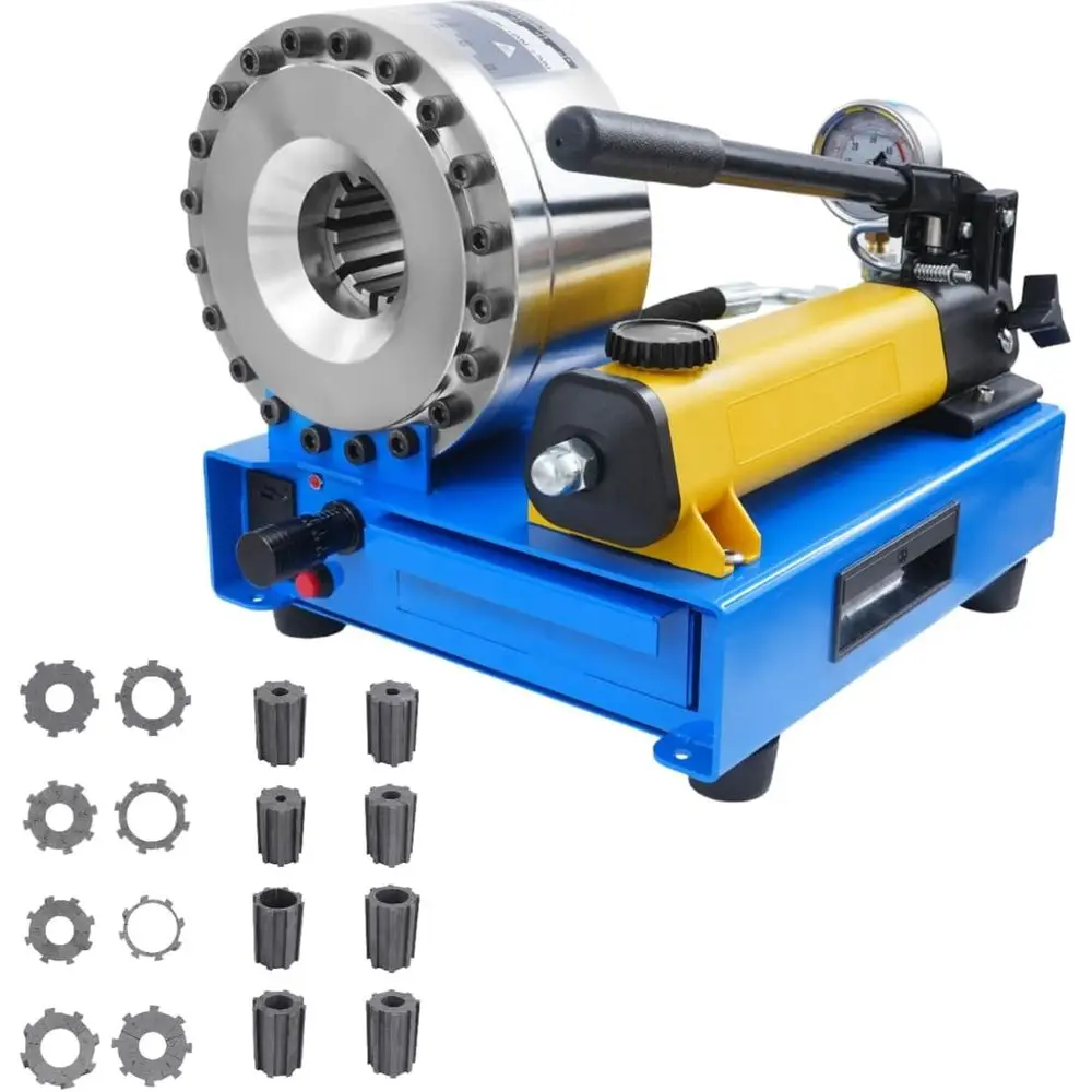 

Manual Hydraulic Hose Crimping Tool with 8 Dies for High-Pressure Applications
