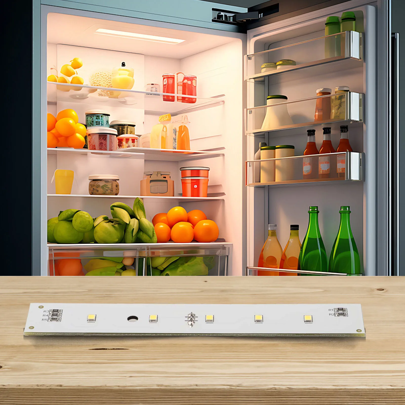 LED Lighting Options Available Compatible with the Latest Technology in For Midea Refrigerators Including Model Number BCD536WK
