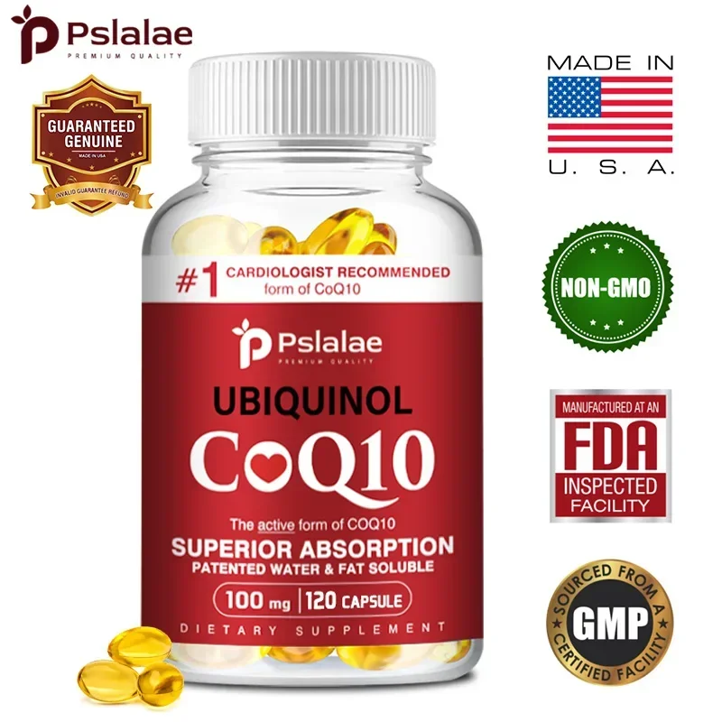 

CoQ10 100 Mg, A Patented Water- and Fat-soluble, Natural Supplement That Supports Blood Circulation