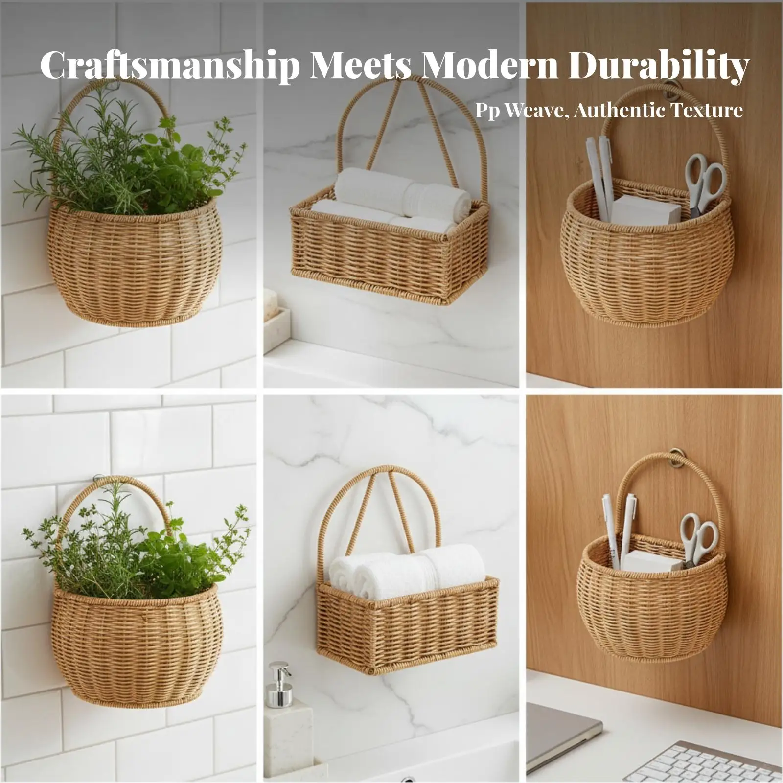 Open-Top Wall-Mounted Storage Basket | Sturdy Iron Frame, Wall-Mounted Basket, for Kitchen