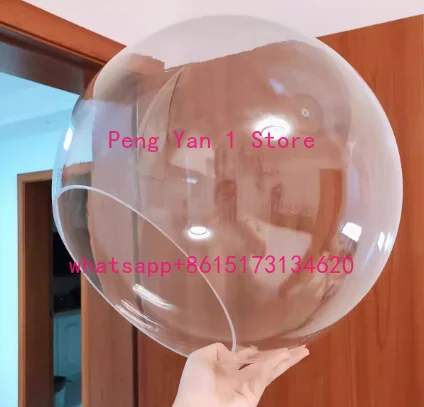 Ultra-Light Transparent Plastic Cover Photography Props Ultra-Lightweight Clear Ball for Styling And Display