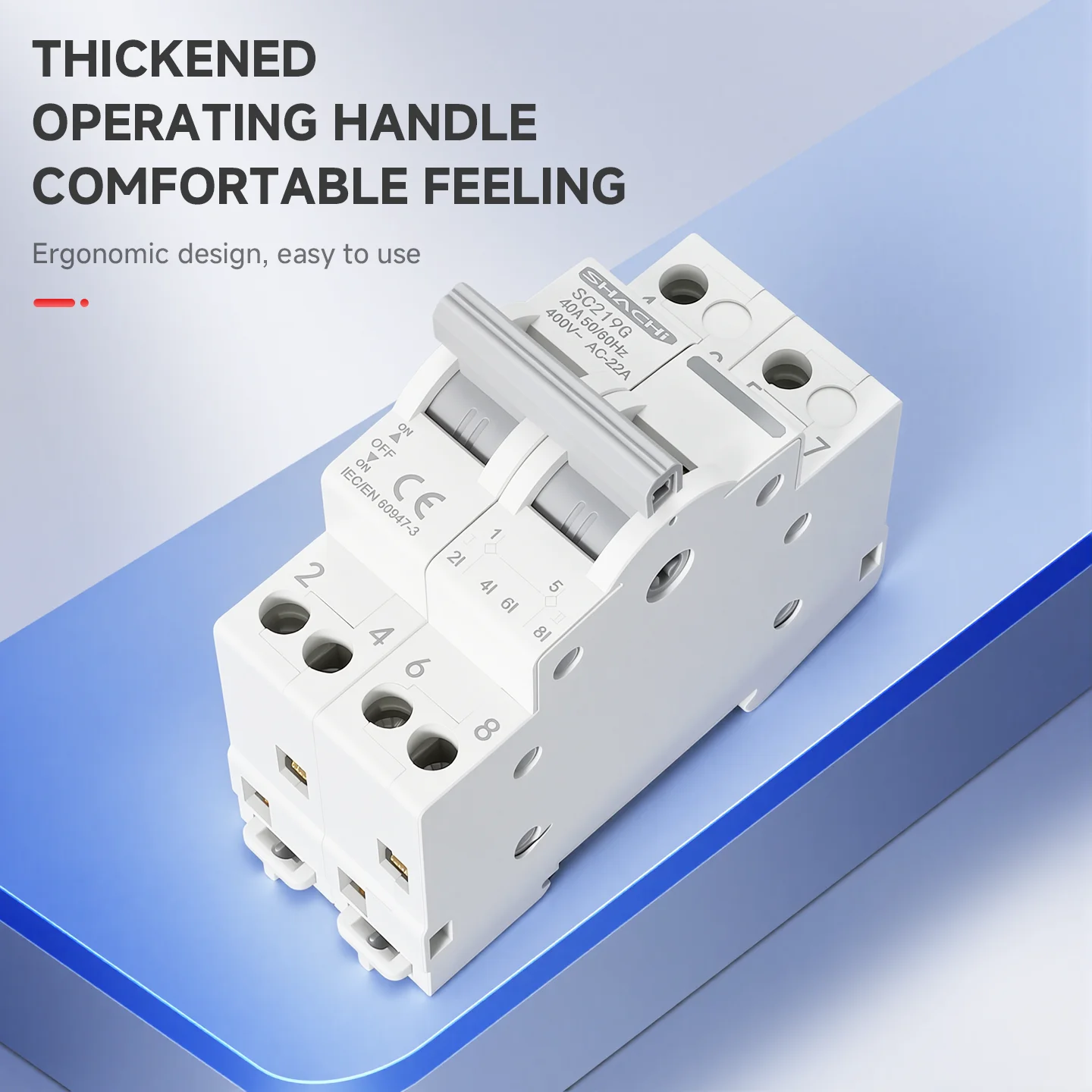 SHACHI Przełącznik ręczny podw – Din Rail Circuit Breaker recenzja i cena