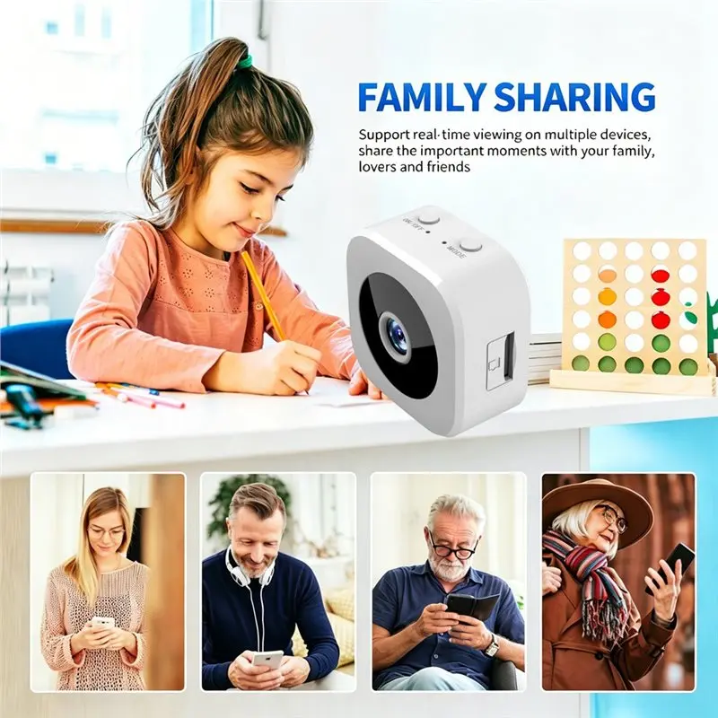-[A51I Digital]32G Mini Wifi Smart Monitor Surveillance Camera Video Voice DV Recorder Indoor Covert For Patio Porch Indoor