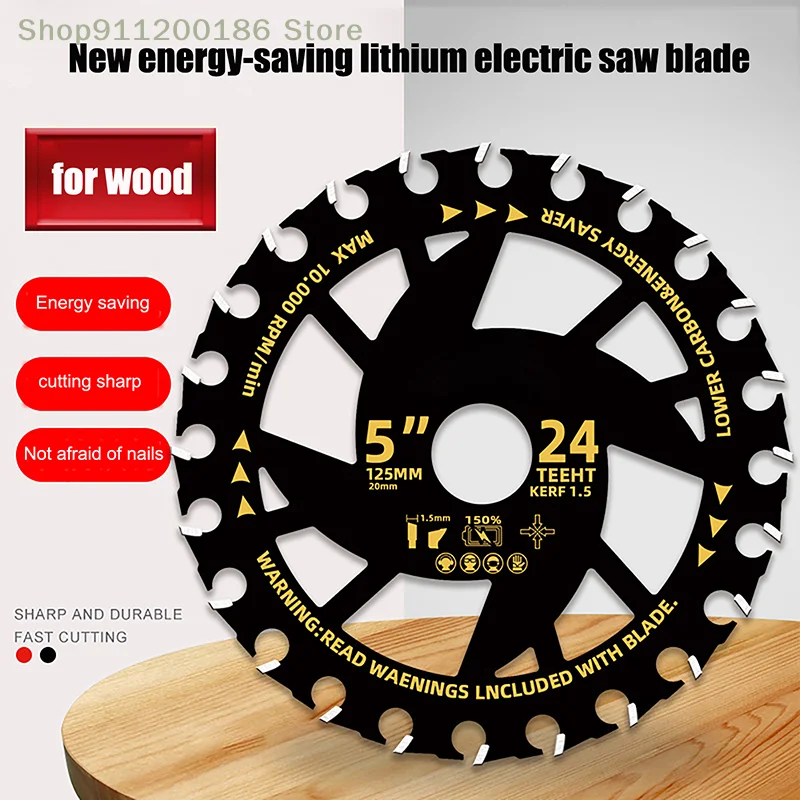 1 Pc Energy Saving Lithium Saw Blades Energy Efficient Lithium Wood Cutting Saw Blades Carpentry Specific Alloy Saw Blade